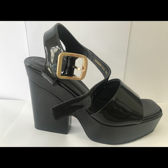 Celine black platform heels - Picture 1 of 4